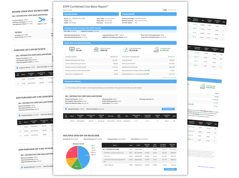 ESPP Report Preview